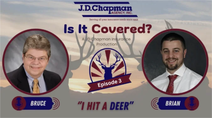 Screenshot of Episode 3 of JD Chapman podcast 'Is It Covered?'.